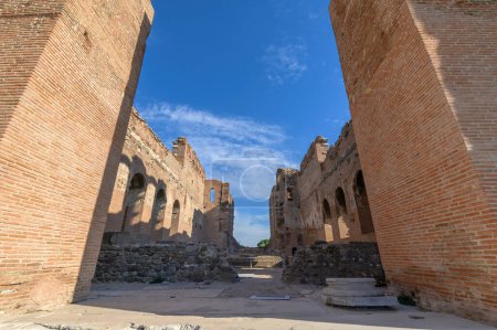 Photo for The Red Basilica ruins in Bergama, Turkey. Temple of the Egyptian Gods - Royalty Free Image