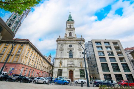 Foto de Budapest, Hungary. St. Anne Church in the downtown city center - Imagen libre de derechos