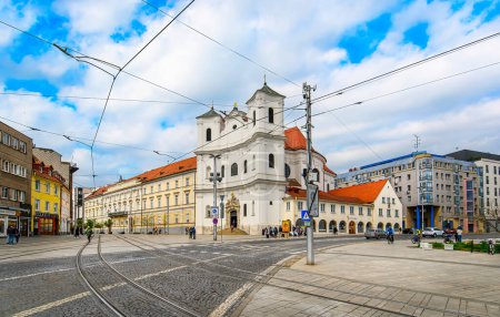 Photo for Bratislava, Slovakia. Old Cathedral of Saint John of Matha and Saint Felix of Valois - Royalty Free Image