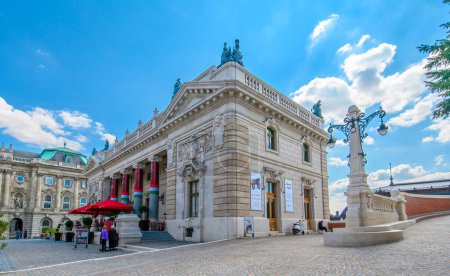 Téléchargez les photos : Budapest, Hungary. Main Guardhouse in Buda Castle Royal Palace and Hungarian National Gallery - en image libre de droit