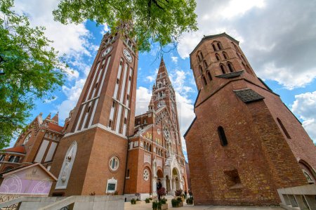 Photo for The Votive Church and Cathedral of Our Lady of Hungary in Szeged, Hungary - Royalty Free Image
