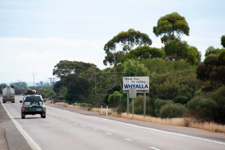Foto de Autopista Lincoln en Whyalla - Australia Meridional - Imagen libre de derechos