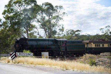 Téléchargez les photos : Quorn, Australie - 24 avril 2022 : Chemin de fer patrimonial Pichi Richi en exploitation depuis 1878 - en image libre de droit