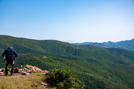 Photo for Abseiling in Sardinia - Italy - Royalty Free Image