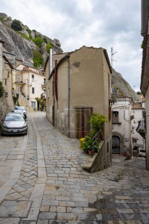 Photo for Pedestrian Street in Pietrapertosa - Italy - Royalty Free Image