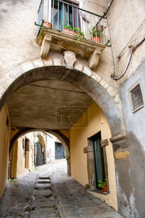 Photo for Pedestrian Street in Pietrapertosa - Italy - Royalty Free Image
