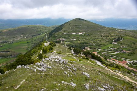 Campo Imperatore Meadow in Gran Sasso e Monti della Laga National Park - Italy