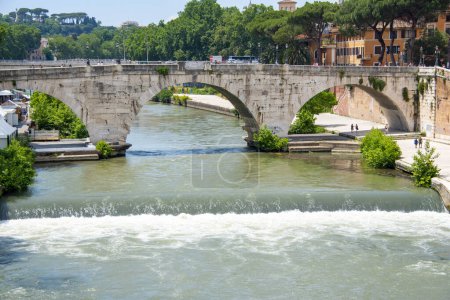 Photo for Pons Cestius - Rome - Italy - Royalty Free Image