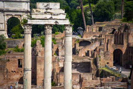 Tempel von Castor und Pollux (Dioskuren) - Forum Romanum - Italien