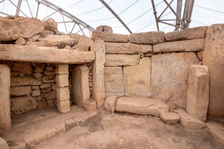 Mnajdra Megalithische religiöse Stätte - Malta
