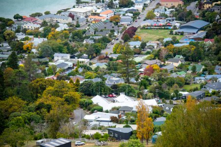 Stadt Akaroa - Neuseeland