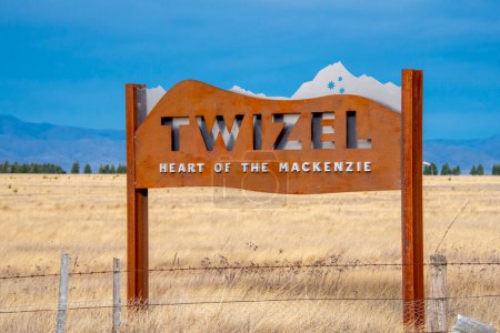 Téléchargez les photos : Ville de Twizel - Nouvelle-Zélande - en image libre de droit