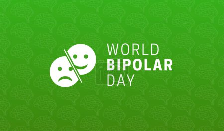 World Bipolar Day Illustration Banner
