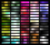Elegant Metal Gradient Collection of Every Color Swatches Mouse Pad 627038202