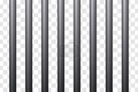 Prison Jail Bars Vector Illustration