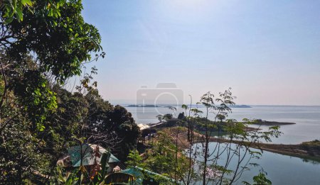 Kaptai lake serene landscapes Rangamati Bangladesh