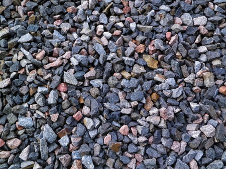 Photo for Close up of small stones as nature background. Copy space. - Royalty Free Image