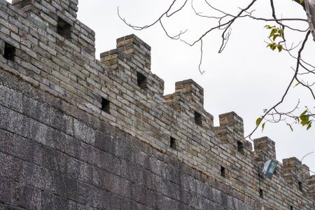 Foto de Primer plano de las antiguas murallas de Guilin, Guangxi, China - Imagen libre de derechos