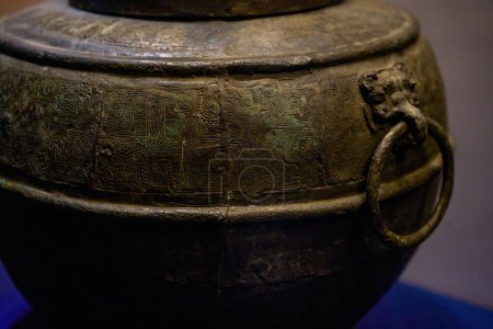 Photo for Bronze vessel cultural relics of Bashu and Sichuan culture in ancient China - Royalty Free Image