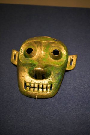 Photo for Ancient Chinese Bronze Mask Relics - Royalty Free Image