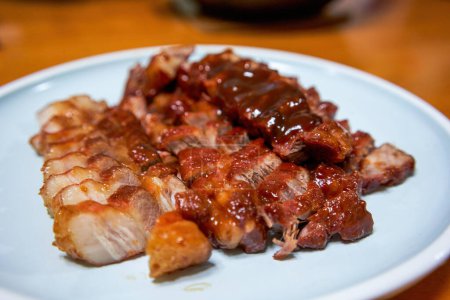 Photo for A delicious Chinese Cantonese dish, Char Siew in Honey Sauce - Royalty Free Image