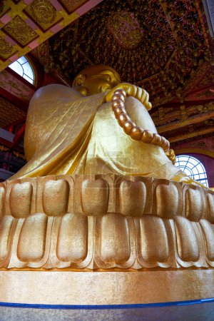 Photo for Close-up of a huge statue of Maitreya Buddha - Royalty Free Image
