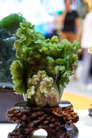 Chinese traditional cabbage jade carving