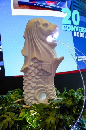 Small model of Singapore's iconic Merlion
