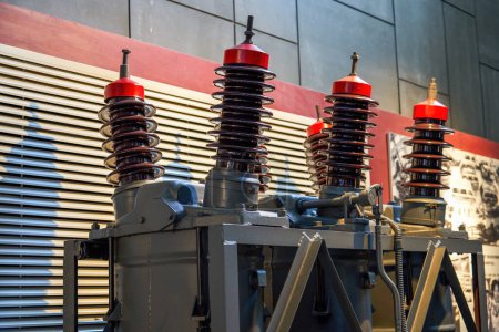 Téléchargez les photos : Close-up of power equipment used in modern electrical industry - en image libre de droit