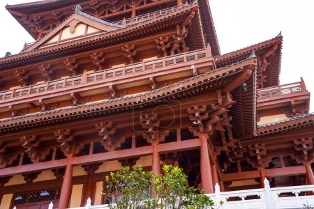 Ancient wooden building in Yaobu Ancient Town, Liuzhou, Guangxi, China