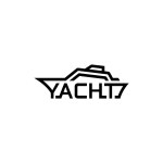Yacht wordmark logo design.