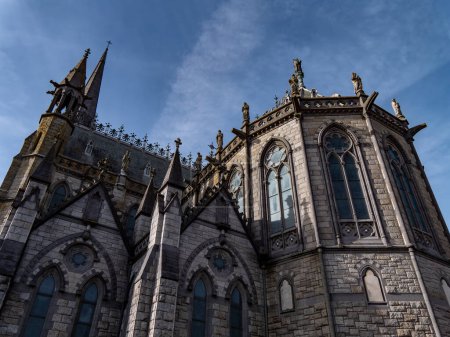 Foto de La Catedral de San Colman en Cobh, Irlanda. Arquitectura europea religiosa. - Imagen libre de derechos