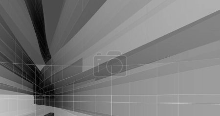 Photo for Abstract architectural wallpaper high building design, digital concept background - Royalty Free Image