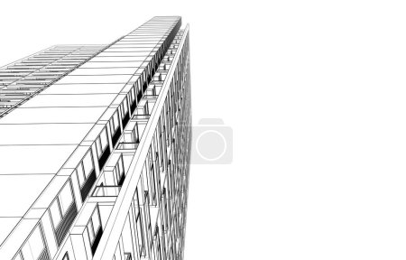 Téléchargez les photos : Papier peint architectural abstrait conception de bâtiments de bureaux, fond de concept numérique - en image libre de droit