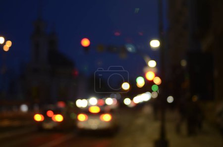 Photo for Abstract background with bokeh lights - Royalty Free Image