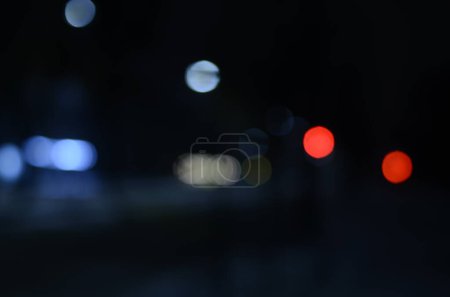 Photo for Blurred background of city night lights - Royalty Free Image