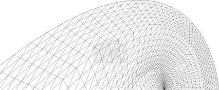 Ilustración de Arquitectura abstracta fondo 3d vector ilustración - Imagen libre de derechos