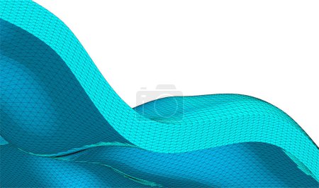 Foto de Perspectiva futurista, diseño abstracto de papel pintado arquitectónico, fondo de concepto geométrico digital - Imagen libre de derechos