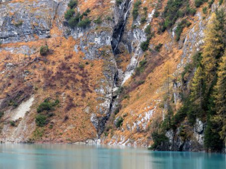 Photo for Nameless waterfalls and cascades in the Calfeisental valley and in the UNESCO World Heritage Tectonic Arena Sardona (UNESCO-Welterbe Tektonikarena Sardona), Vaettis - Switzerland (Schweiz) - Royalty Free Image