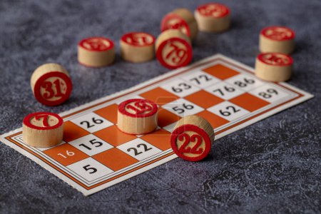 Photo for Bingo is a nice family game for new year celebrations. - Royalty Free Image