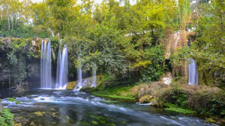 Spectacular nature view of Antalya Duden waterfall