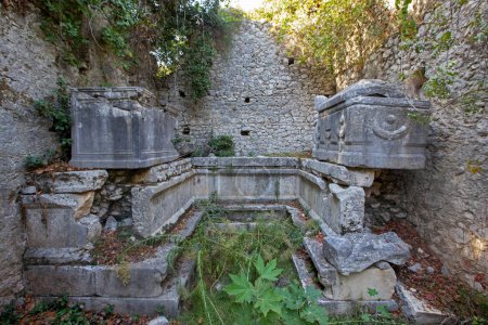 Foto de Olympos Ancient City en Antalya, Turquía. - Imagen libre de derechos