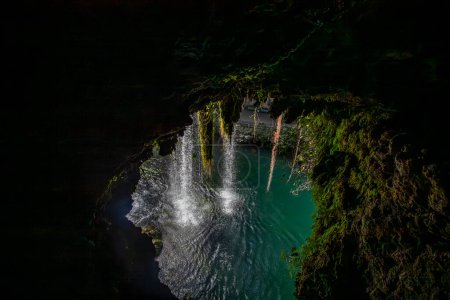 Duden Wasserfallpark in Antalya Stadt in der Türkei