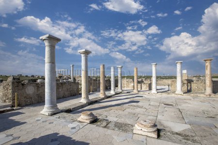Roman ruins in the ancient city of Laodicea in Turkey - Denizli, Asia Minor.