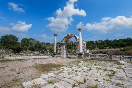 Stratonikeia Ancient City. Stratonikeia, in Mugla; It is in Eskihisar Village, 7 kilometers west of Yatagan. From the Late Bronze Age to the present day, it has been the scene of uninterrupted settle