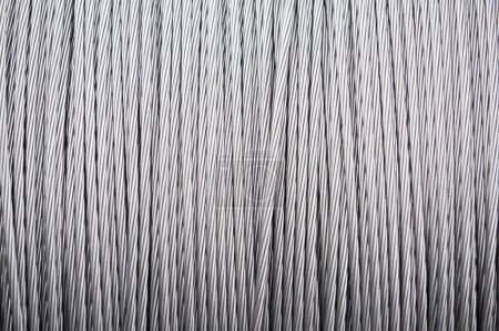 Photo for Abstract gray background with metal wire texture - Royalty Free Image