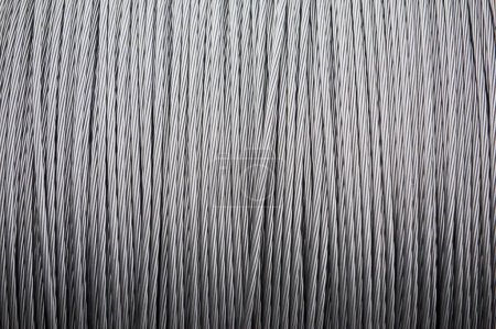 Photo for Abstract gray background with metal wire texture - Royalty Free Image