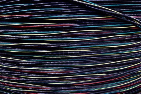 Photo for Colorful abstract background with cables - Royalty Free Image