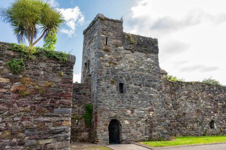 Photo for The ruines of the stone city walls around Waterford in Ireland - Royalty Free Image