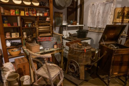 Photo for Old antiques in the Port Hardy museum. - Royalty Free Image